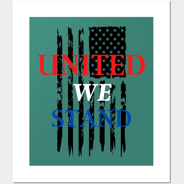 UNITED WE STAND Wall Art by NTGraphics